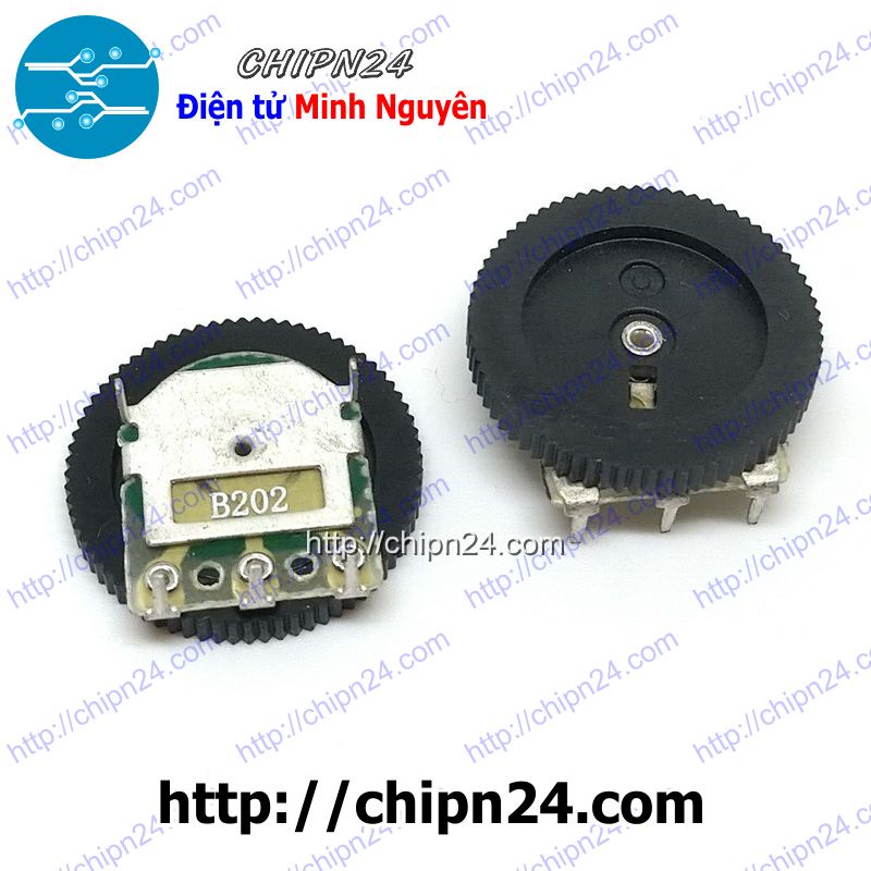 [2 CÁI] (KG2) Biến Trở Đồng tiền 3 Chân 2K (16x2MM, B202 202)