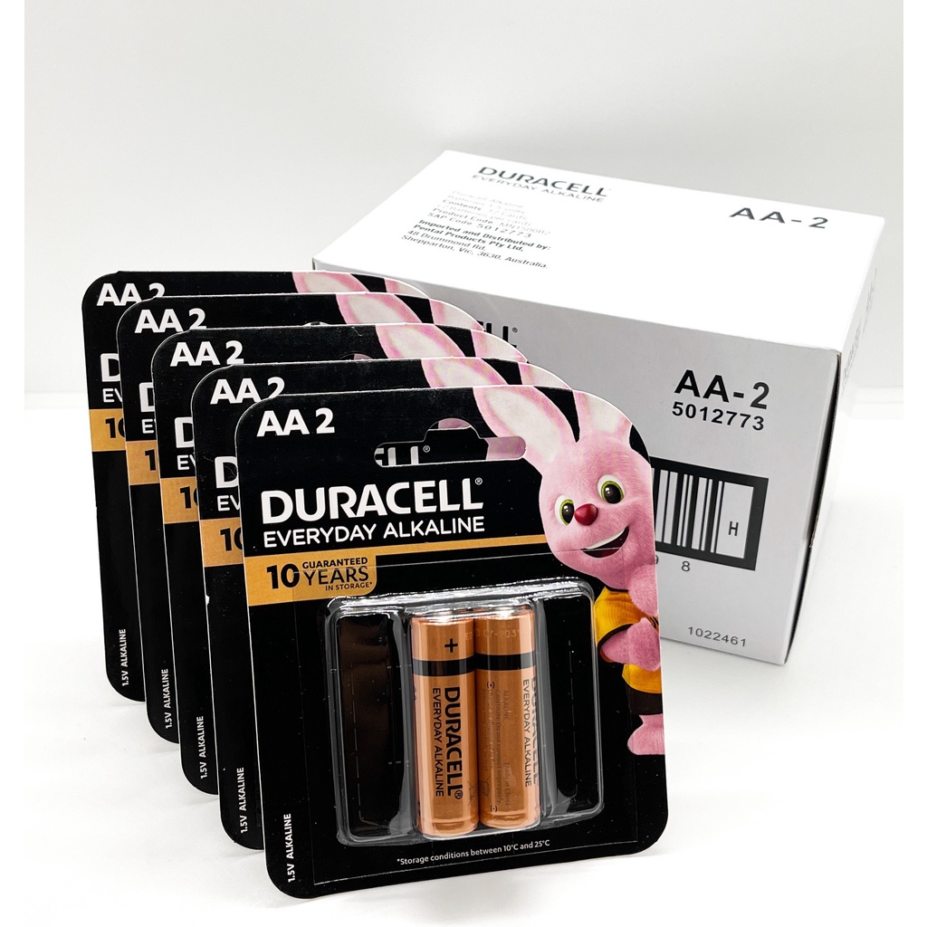 Hộp Pin AA Duracell Alkaline Siêu Bền 1,5V - Hàng chính hãng