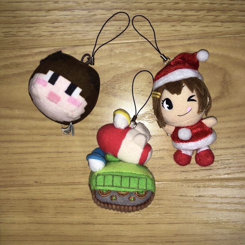 Móc khoá thú bông mini treo balo túi xách , điện thoại