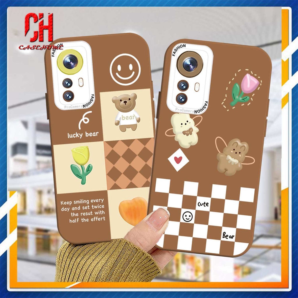Ốp Điện Thoại Cho Xiaomi Redmi Note 8 10S 9 10 9 10 PRO MAX 11 9S POCO C3 C31 X3 NFC X3 PRO 9 9C NFC 9A 9i 9T 9AT 9 PRO Power 10X POCO M2 PRO 10 Prime Chocolate Lucky Bear Heart flower Smiley Face Phone Case