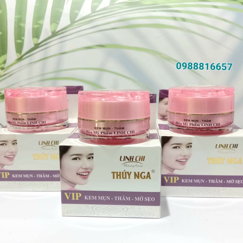 Kem mụn-thâm-mờ sẹo VIP Linh Chi Thúy Nga (25g)