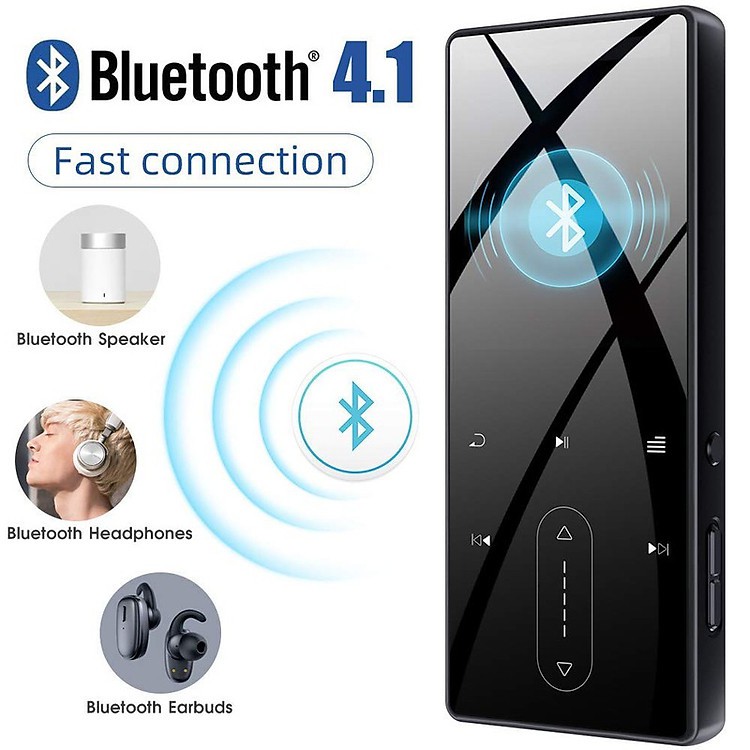 (QUÀ TẶNG 99K) Máy Nghe Nhạc MP3 Lossless Bluetooth 4.1 Ruizu D22 Bộ Nhớ Trong 8GB (Có Loa Ngoài) - Hàng Chính Hãng