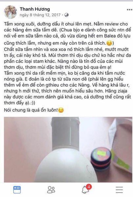 Tắm trắng da dê - Balan 500 ml