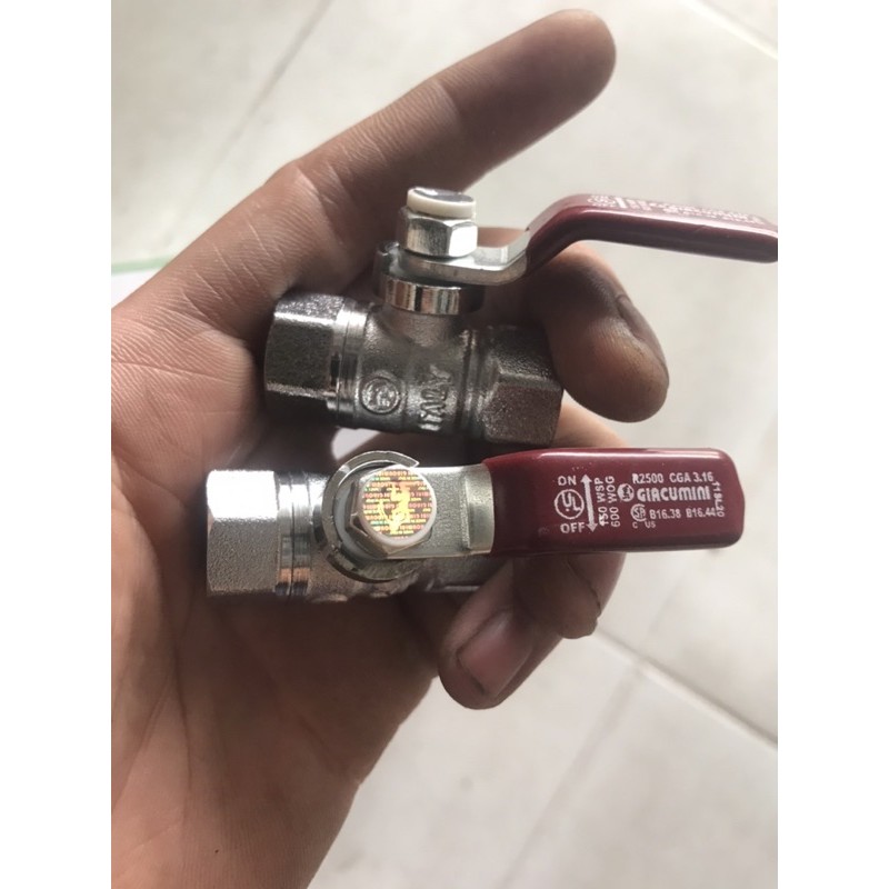 Van bi italy inox 1/4" chính hãng