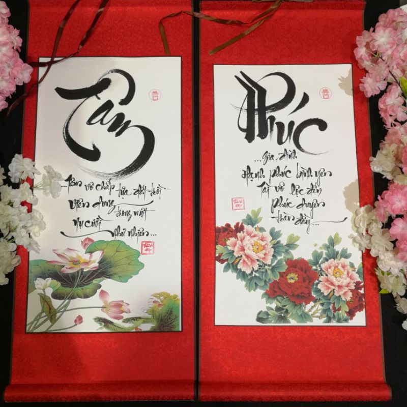 Combo hai chữ Tâm Phúc