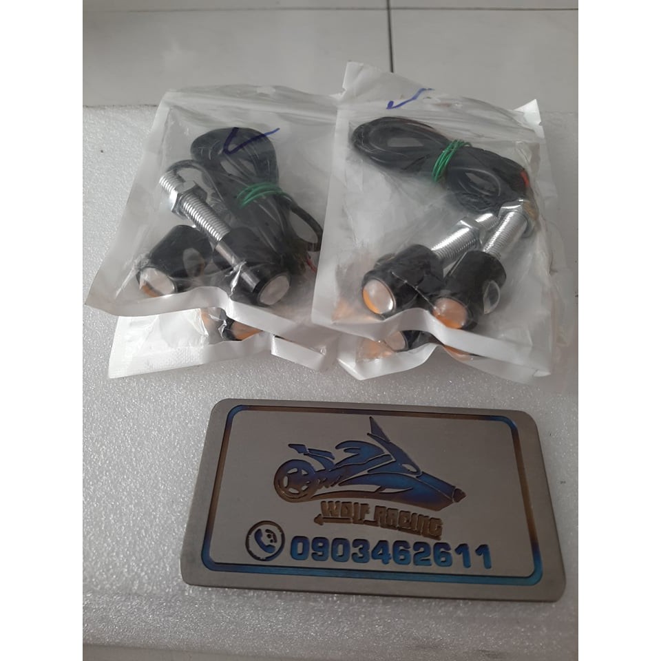Xi nhan xe máy chớp led siêu sáng