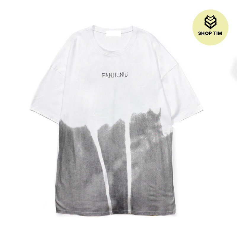 Áo Thun Unisex Vải Cotton 100% TIM FASHION - Áo Phông Tay Lỡ, Form Rộng Nam Nữ 04