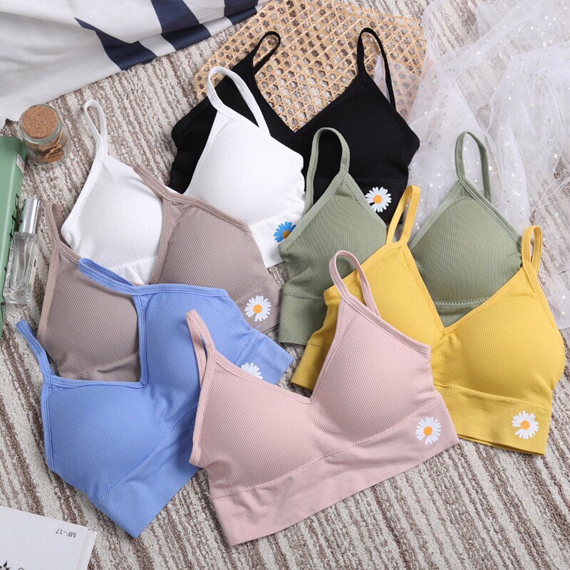 Áo Bra Dây Hoa Cúc 🌼 Các nàng mặc tập gym,thể thao,Yoga mẫu mới - 1995 | BigBuy360 - bigbuy360.vn