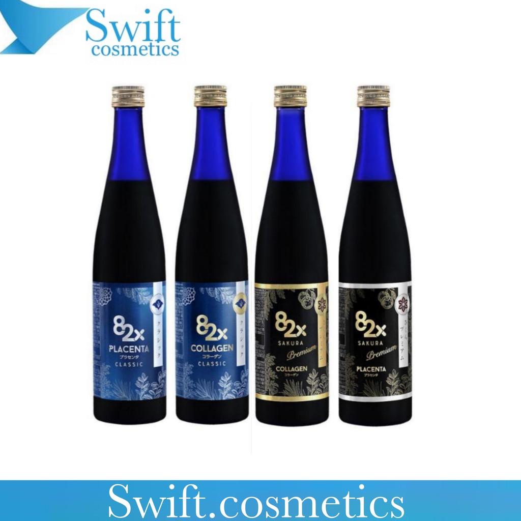 [Hàng Chính Hãng] Nước Uống Collagen 82X Sakura Premium & Placenta 82X Sakura Premium 500ml