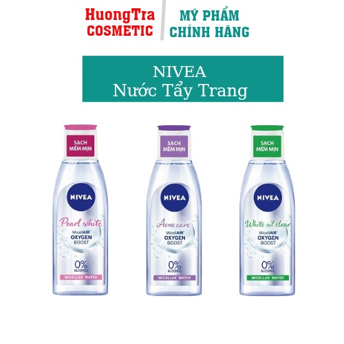 Nước Tẩy Trang Nivea Không Chứa Cồn Chai 200ml