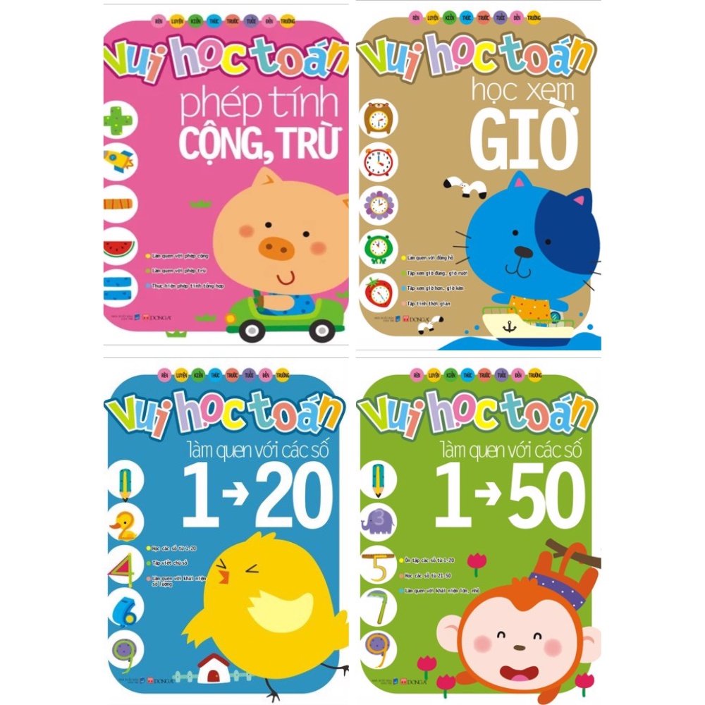 Sách - Bộ Vui Học Toán  - Đông A - DAB