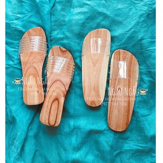 Guốc Gỗ Mộc Nam Nữ Size từ 35 đến 44