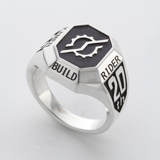 Nhẫn Mạ Bạc 925 Kỷ Niệm 20 Năm Kamen Rider Phong Cách retro Cá Tính Dành Cho Nam Và Nữ
