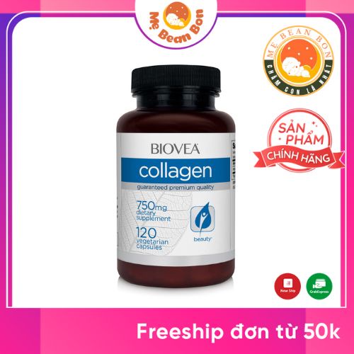 Viên uống Biovea Collagen 750mg 120 viên giúp da chống lại sự lão hóa,Phòng chống loãng xương Tăng cường thị lực của Đức