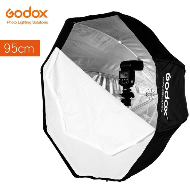 Dù softbox bát giác 120 godox