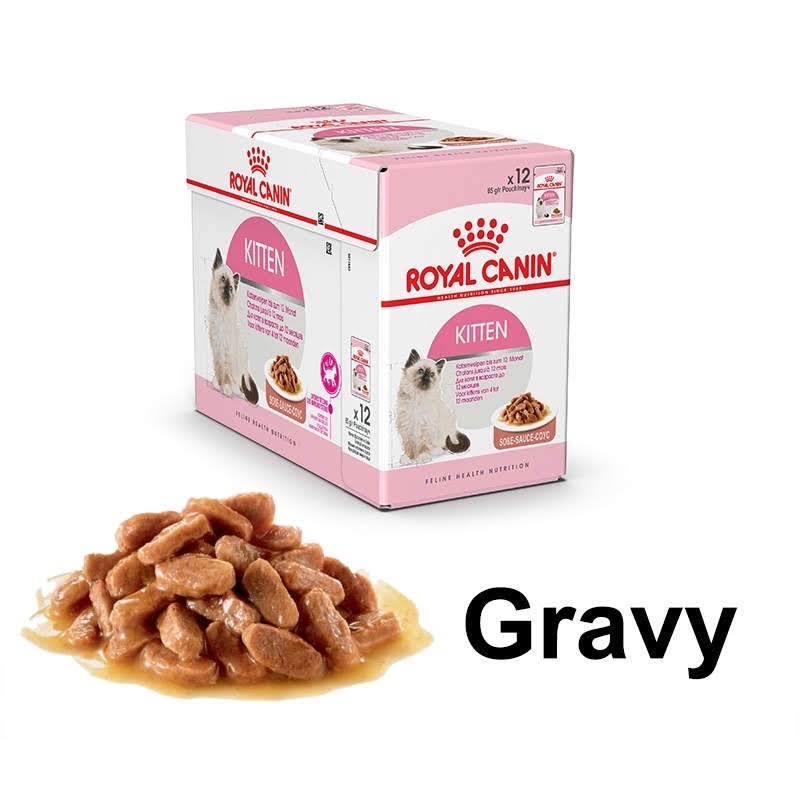 [Mã PET50K giảm Giảm 10% - Tối đa 50K đơn từ 250K] PATE ROYAL CANIN KITTEN NGUYÊN LỐC 12 GÓI