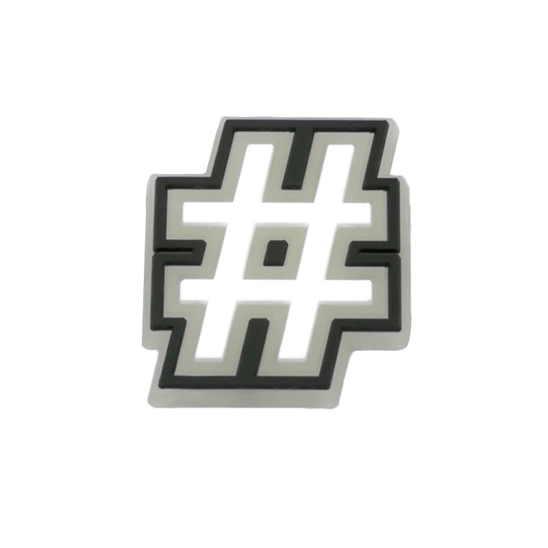 Phụ Kiện Khóa Dây Giày Bằng Nhựa PVC Dạ Quang Độc Đáo