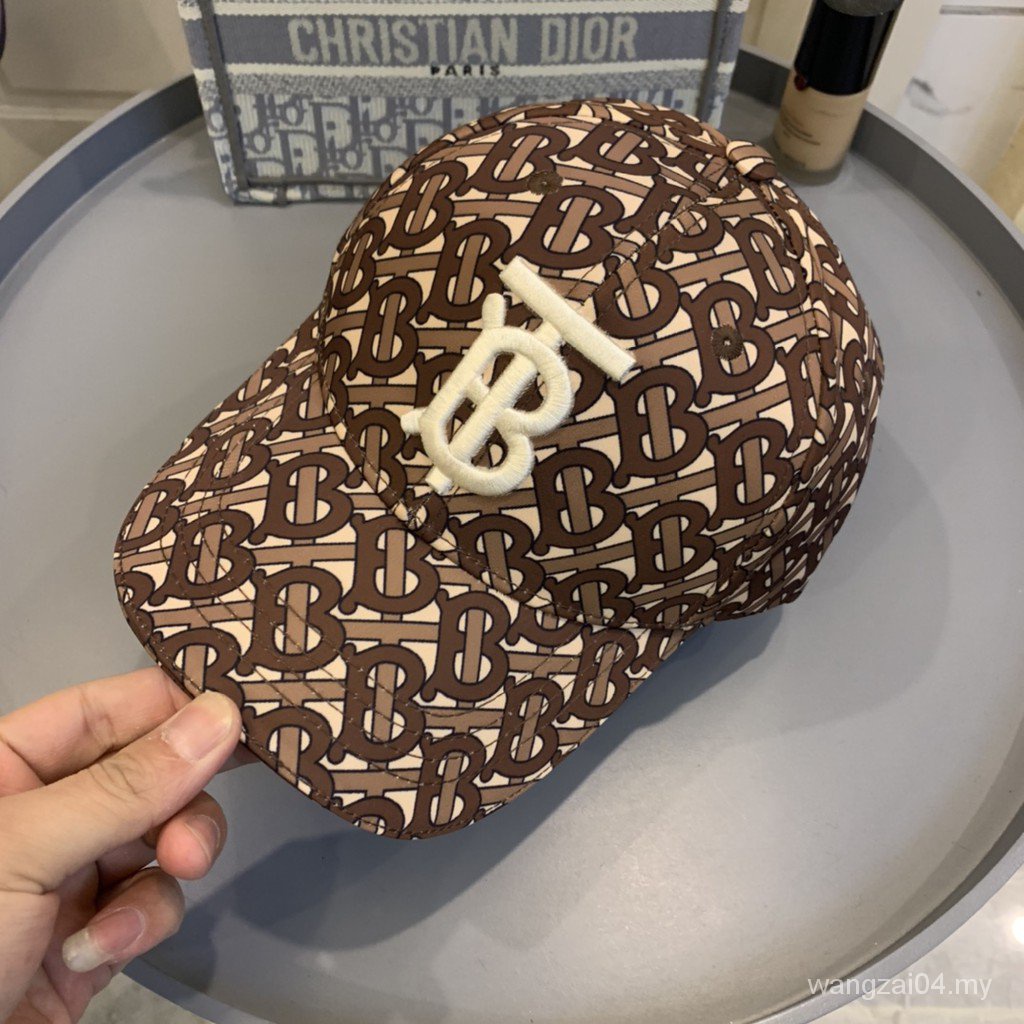 Nón Lưỡi Trai Thêu Logo Burberry Wni4 Thời Trang Cho Nam Nữ