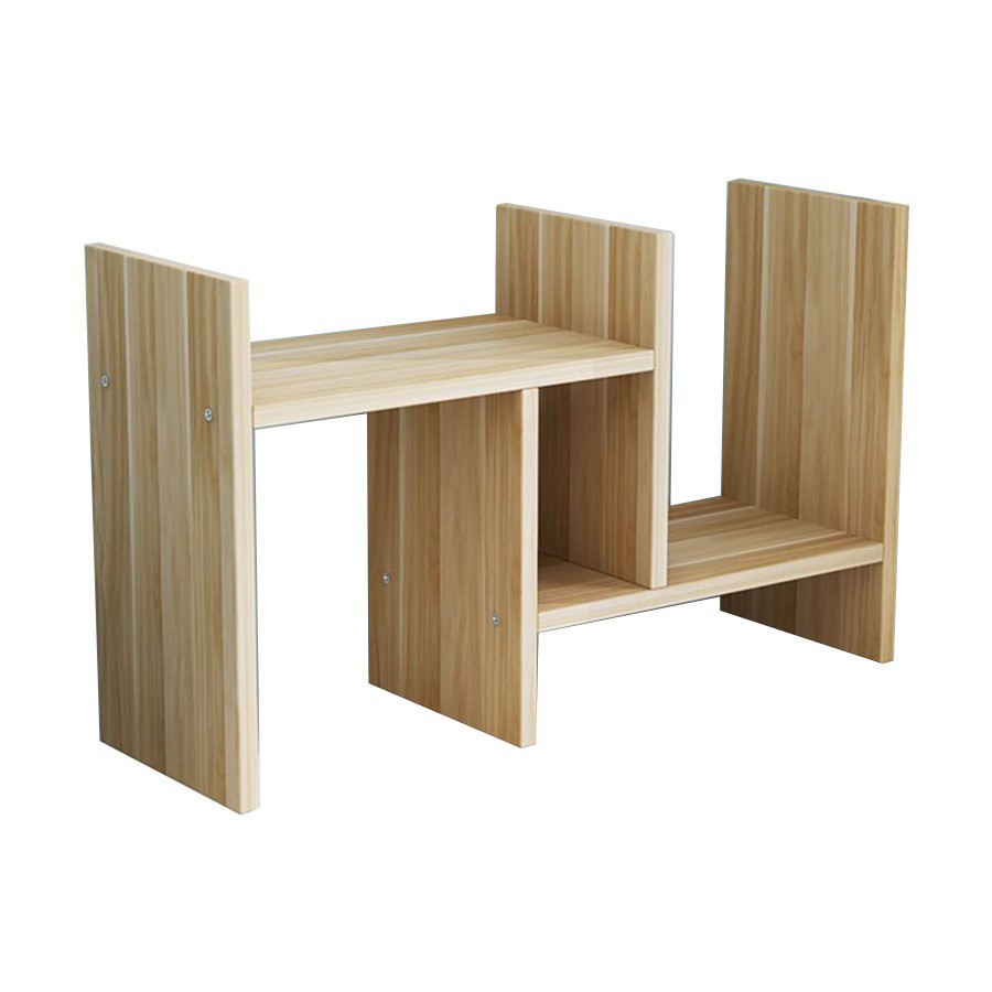 Giá sách mini bằng gỗ cao cấp dễ lắp đặt và di chuyển cho học sinh sinh viên văn phòng | BigBuy360 - bigbuy360.vn