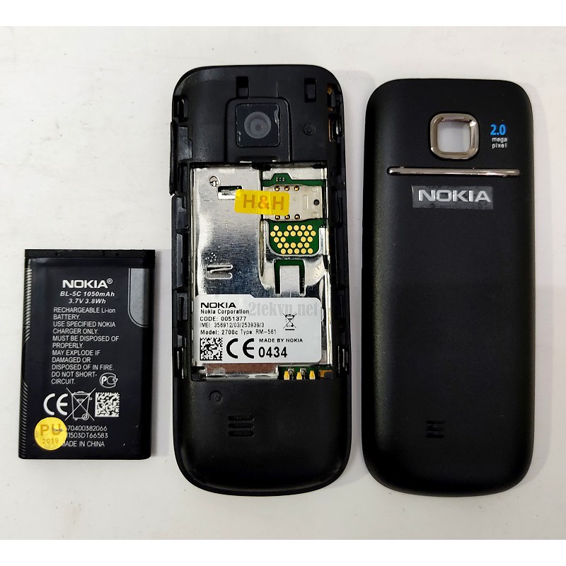 Điện thoại cổ chính hãng giá rẻ Nokia 2700, bền đẹp, nhỏ gọn