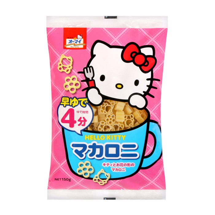 Mỳ nui Hello Kitty Nhật 150g 9m+