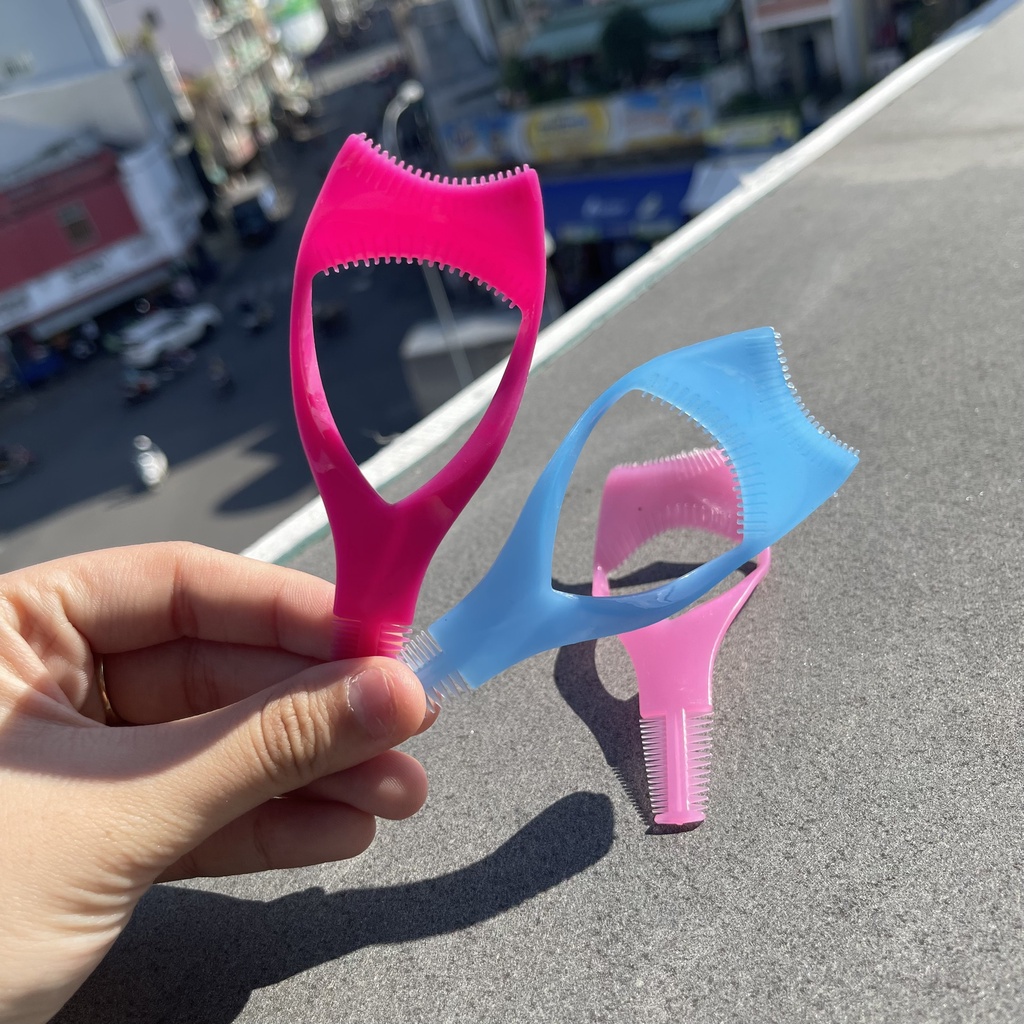 Dụng Cụ Chuốt Mi Mascara Chống Lem 3IN1 - Dụng Cụ Hỗ Trợ Chuốt Mascara Và Chải Mi Tiện Lợi Cho Trang Điểm