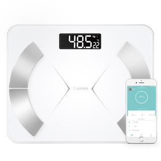 CÂN SỨC KHỎE THÔNG MINH ❣️CHÍNH HÃNG❣️ RAPIDO RSB01-S KẾT NỐI BLUETOOTH, PHÂN TÍCH CHỈ SỐ CƠ THỂ.