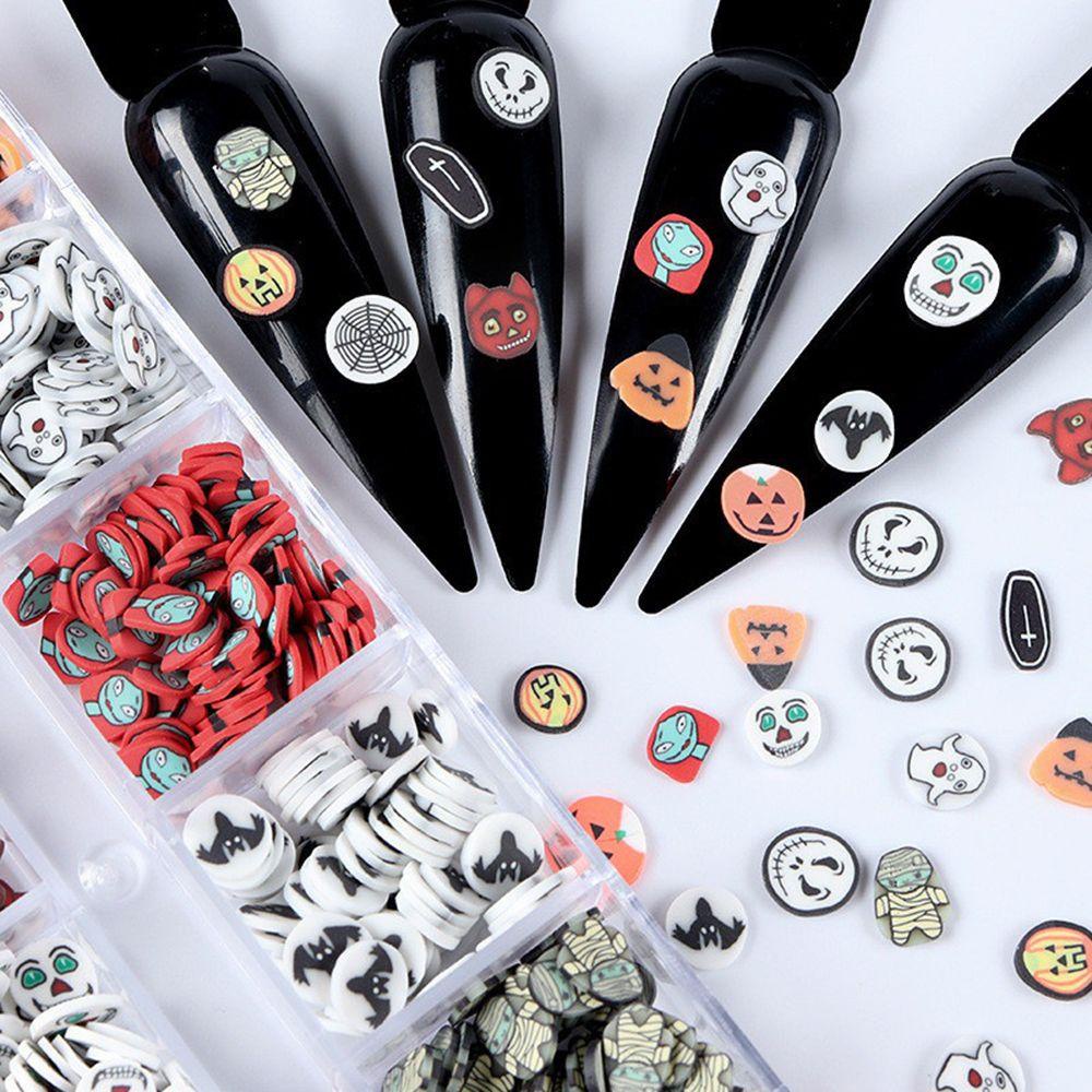 Miếng Đất Sét Mềm Hình Hoạt Hình Trang Trí Móng Tay DIY