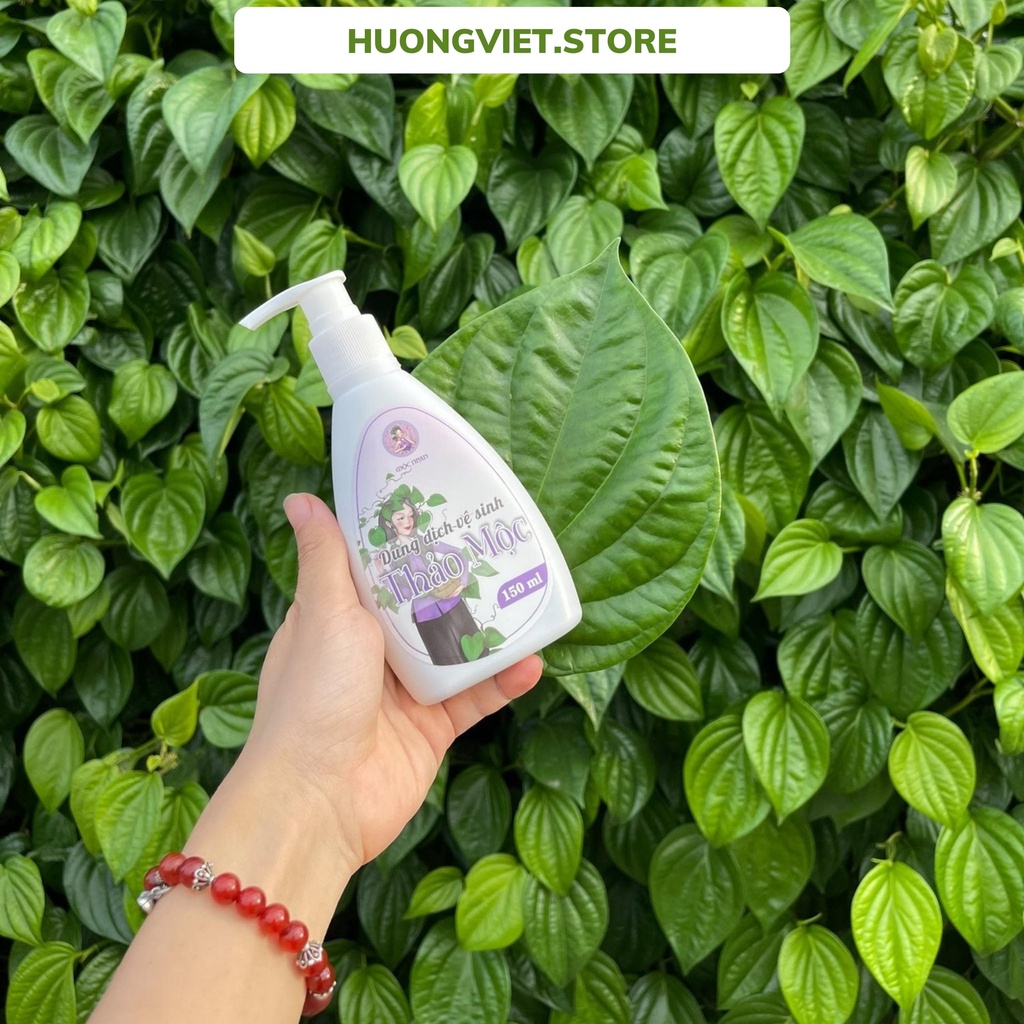 Nước Rửa Vùng Kín Dung Dịch Vệ Sinh Phụ Nữ Thảo Dược Thiên Nhiên  Trầu Không Ả Đào Mộc Nhan Natural