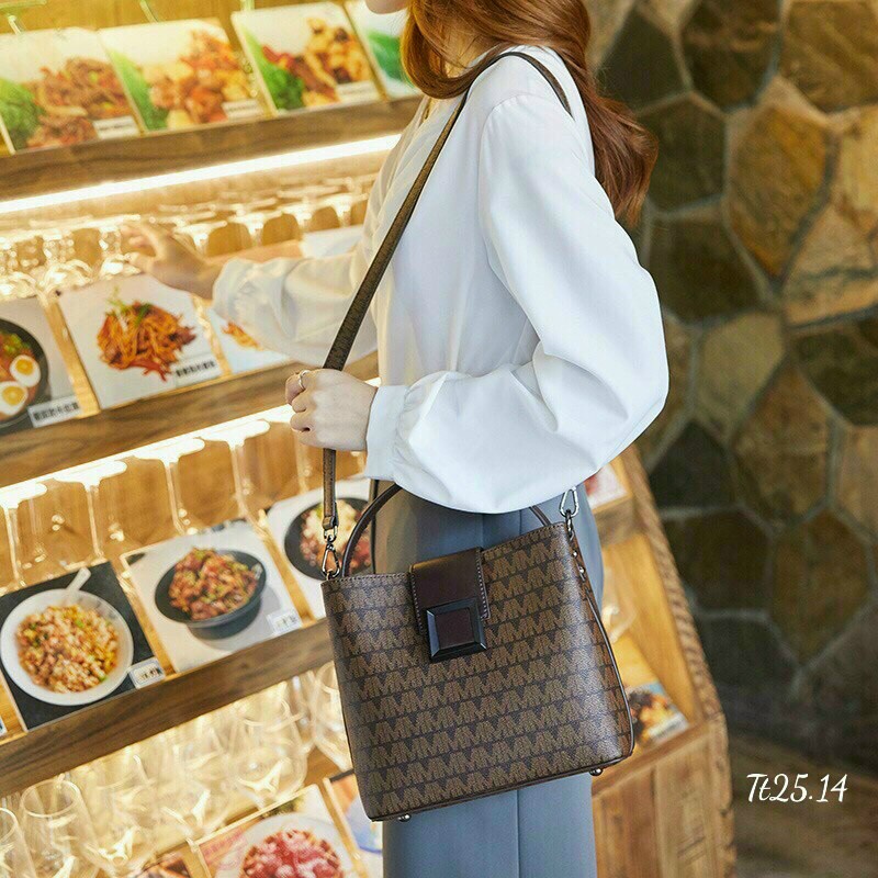 #Túi Xách Nữ Cao Cấp Đẹp Da Mềm Giá Rẻ Kiểu Dáng Công Sở Hàn Quốc Có Nhiều Ngăn Chứa Đồ MK 100