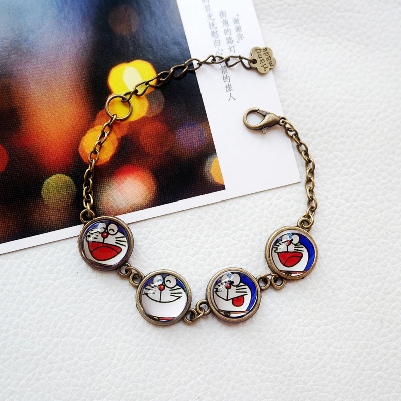 Vòng đeo tay hình Doraemon dễ thương thích hợp để làm quà tặng KN3302
