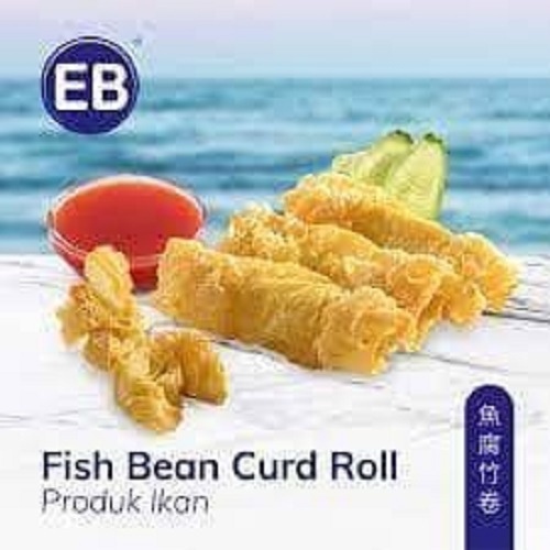 Đậu hũ ky cuộn chả cá EB - Đậu hũ ky cá cuộn EB Malaysia 300g