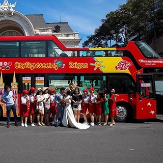 HCM [E-Voucher] Tour tham quan Sài Gòn đêm trên xe bus 2 tầng Vietnam Sightseeing - Vé trẻ em