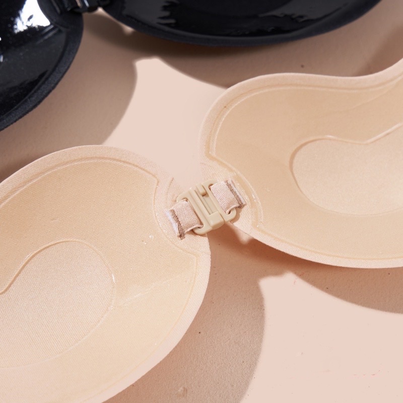 Miếng dán ngực Embra silicone hình quả xoài tạo khe đẩy ngực siêu dính siêu mỏng EBPK16