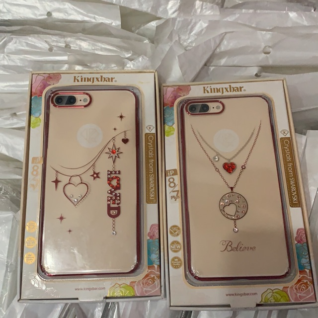 Ốp lưng đính đá Kingxbar sang chảnh cho iPhone 7 Plus /8 Plus