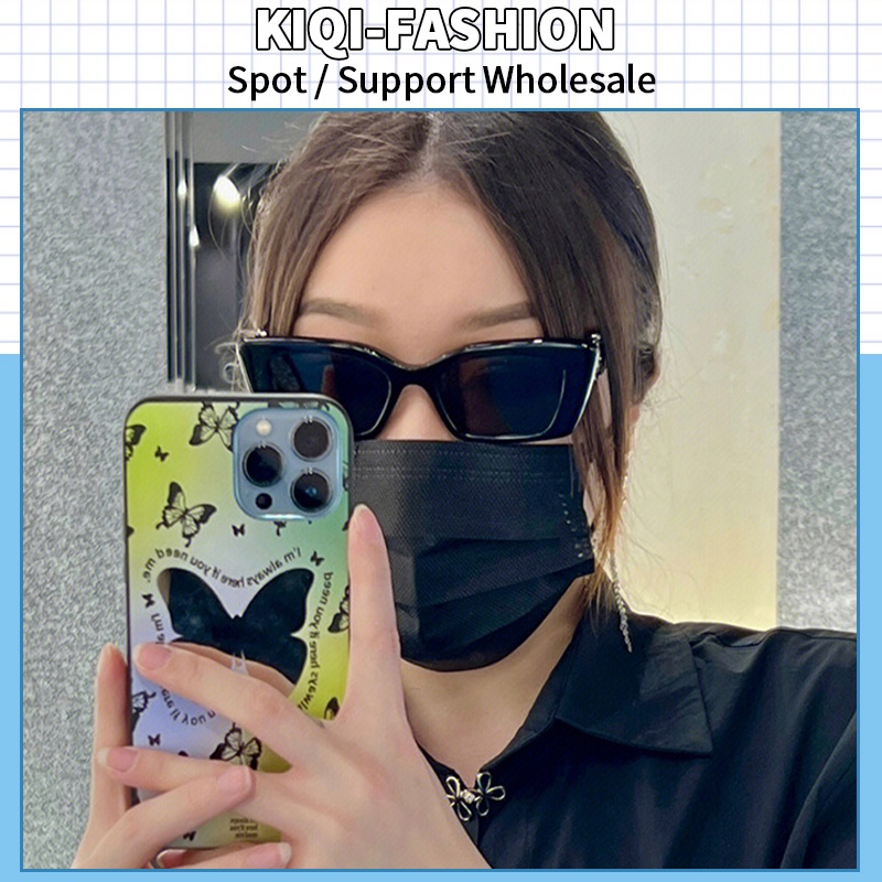 (KIQI-FASHION) COD Kính Mát Mắt Mèo Thời Trang Chống Tia UV Cho Nam Và Nữ