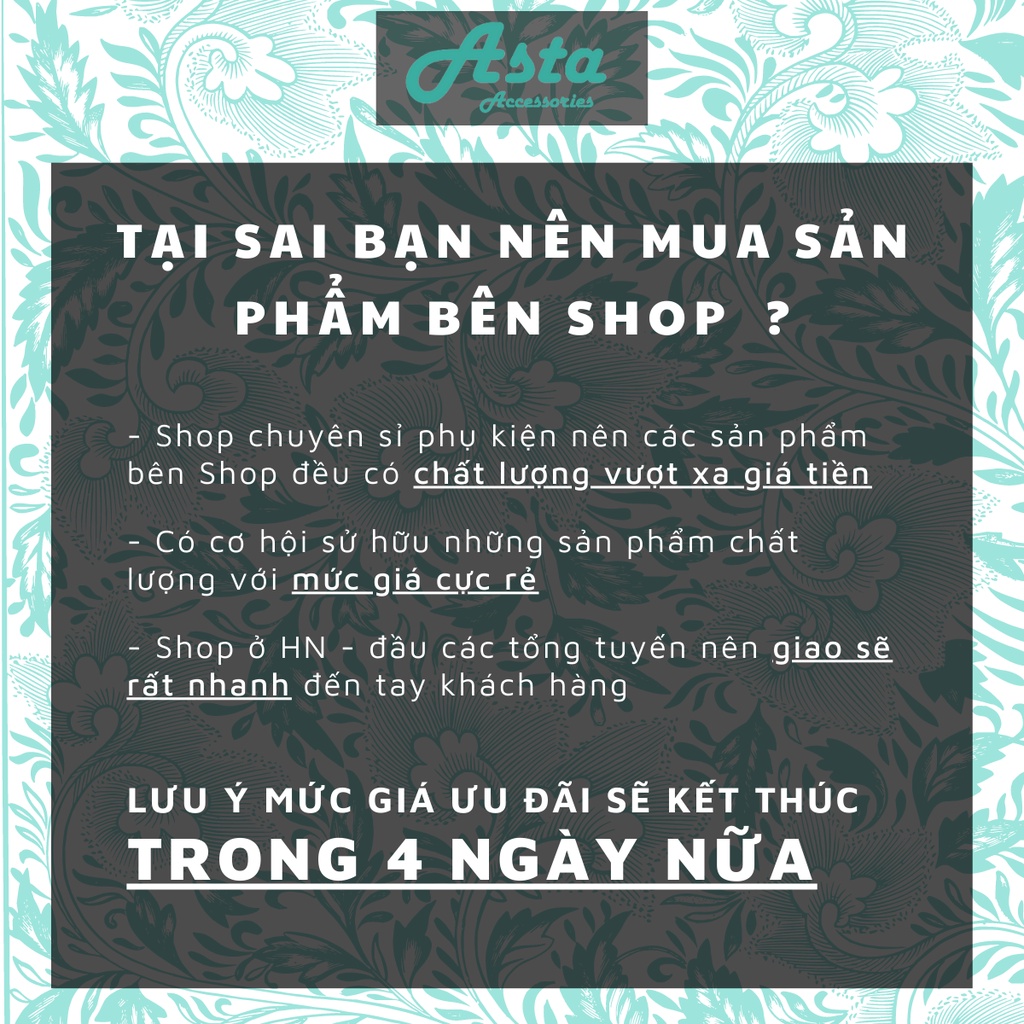 Nhẫn nam nữ màu bạc tròn REN Asta Accessories thời trang unisex chất l