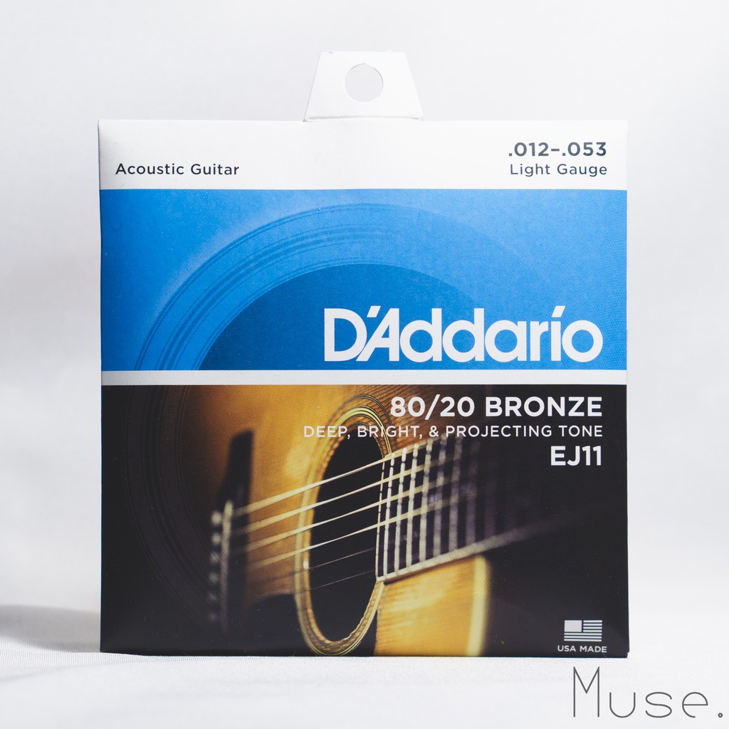 Dây đàn Acoustic D'Addario EJ11 12-53