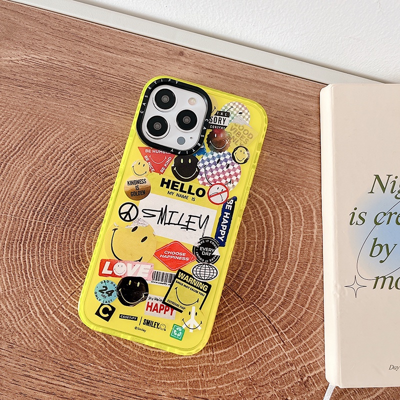 Ốp Điện Thoại TPU Mềm Trong Suốt Chống Sốc Hình Mặt Cười Cho IPhone 13 12 11 Pro Max X Xs Max XR 8 7 6 Plus Se 2020 12Mini