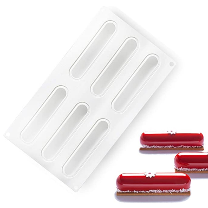 Khuôn Silicone 50 Ngăn Tạo Hình Làm Bánh Kem/Bánh Mousse/Rau Câu 3D DIY