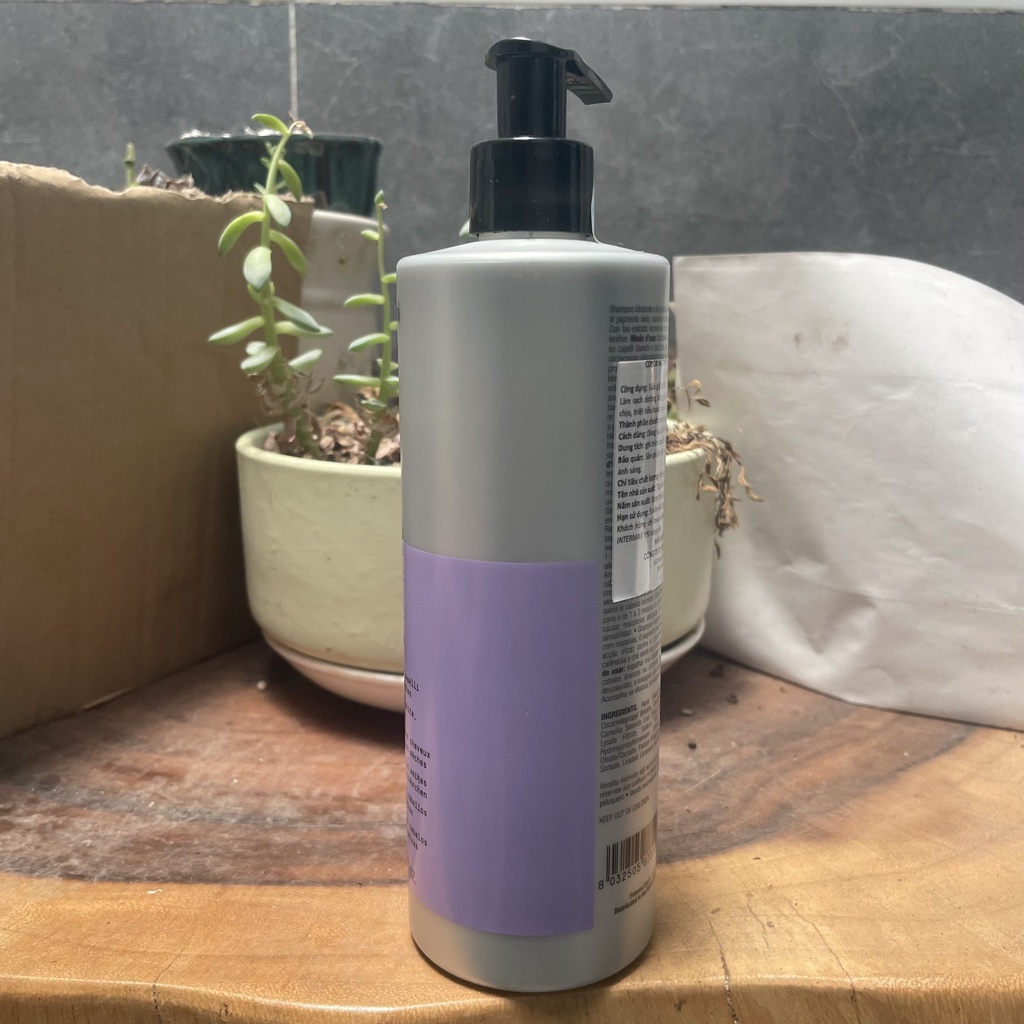 Dầu Gội Tím Cho Tóc Nhuộm Bạch Kim Framesi COLOR METHOD SHAMPOO ULTRA VIOLET 400ml