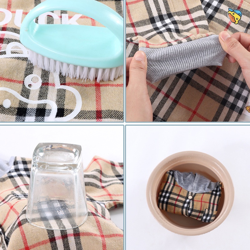 Áo Khoác Có Mũ Họa Tiết Sọc Caro Thời Trang Xuân Thu Cho Bé