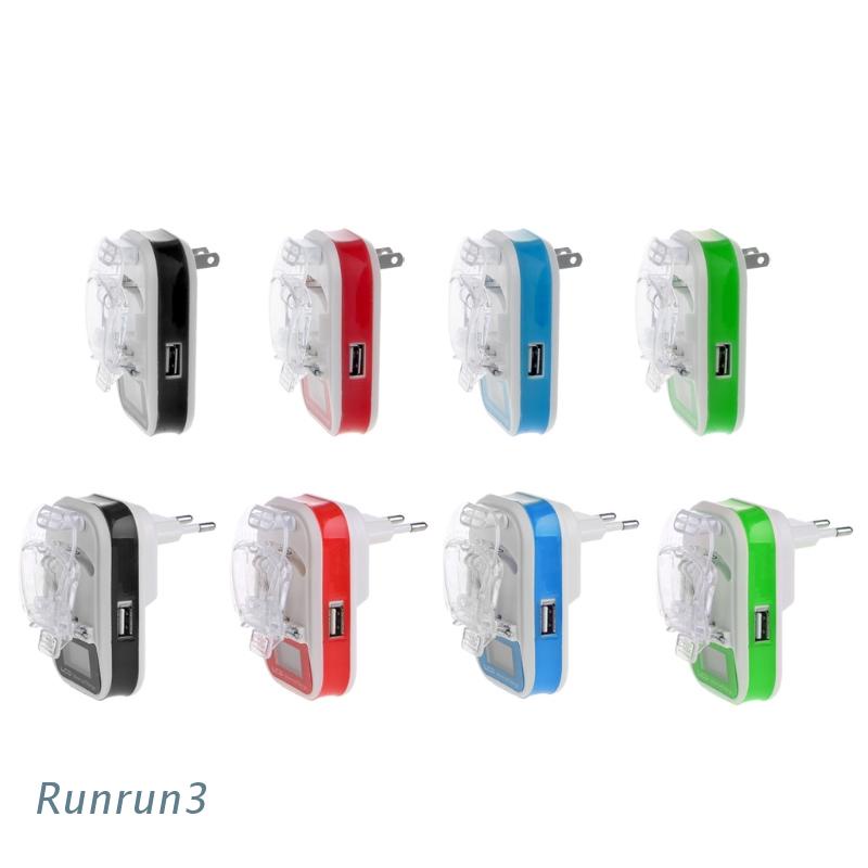 Bộ sạc pin USB màn hình LCD phích cắm EU/US cho điện thoại
