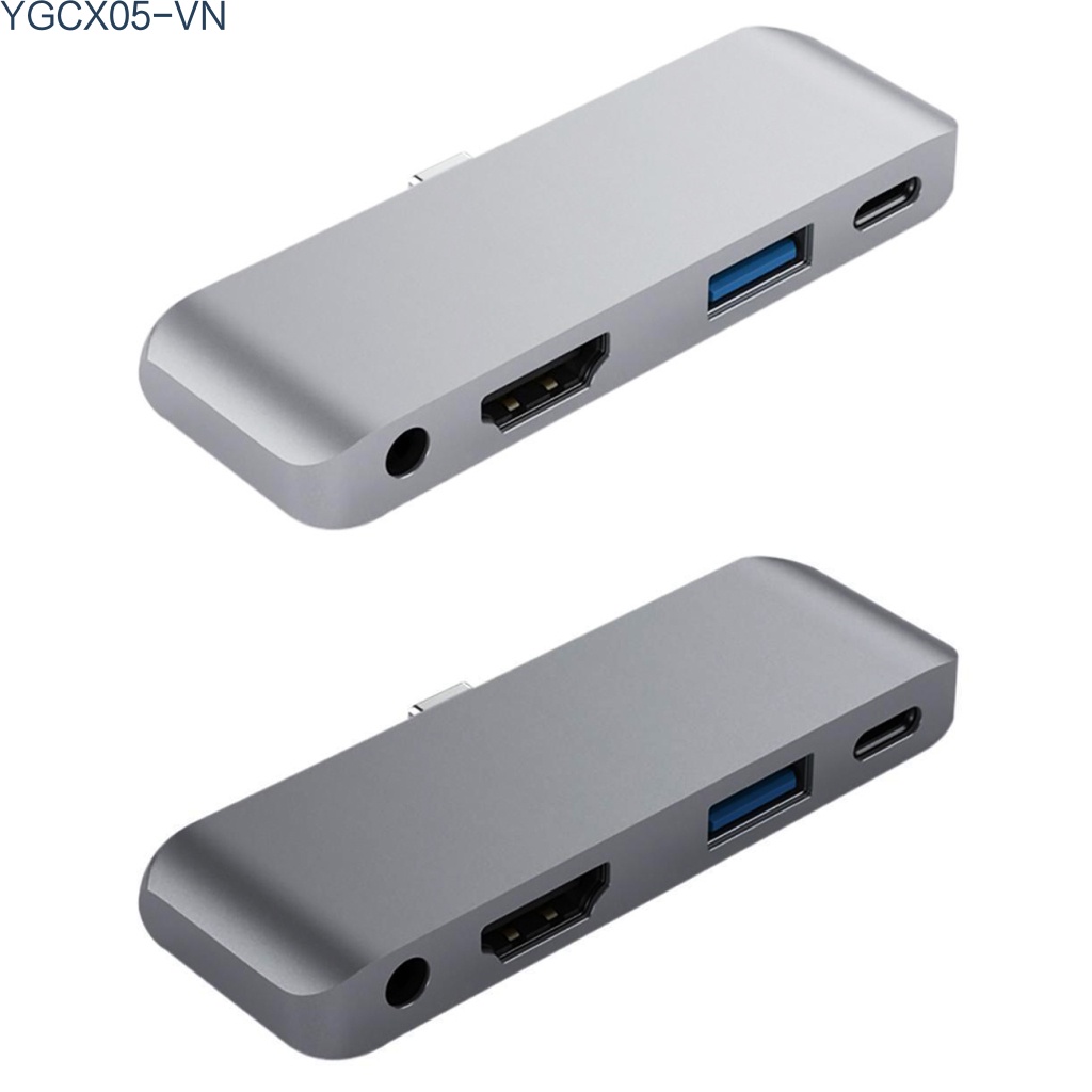 Bộ Hub Chuyển Đổi Usb-C Sang Hdmi + Âm Thanh 3.5mm + Usb + Pd | BigBuy360 - bigbuy360.vn
