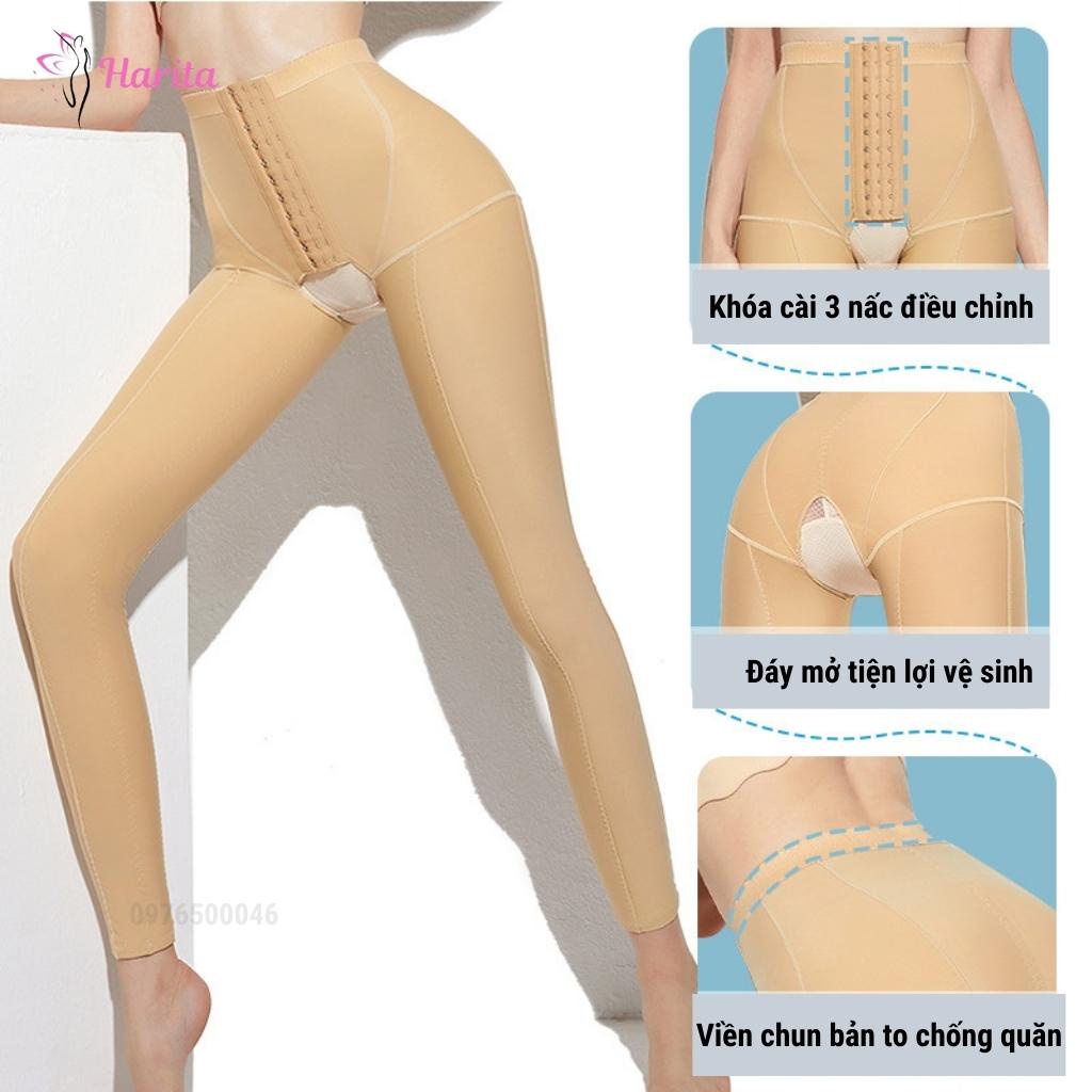 Quần định hình đùi chân, gen nịt bụng eo nâng mông sau  hút mỡ giai đoạn I siêu nén Harita cao cấp xuất Nhật