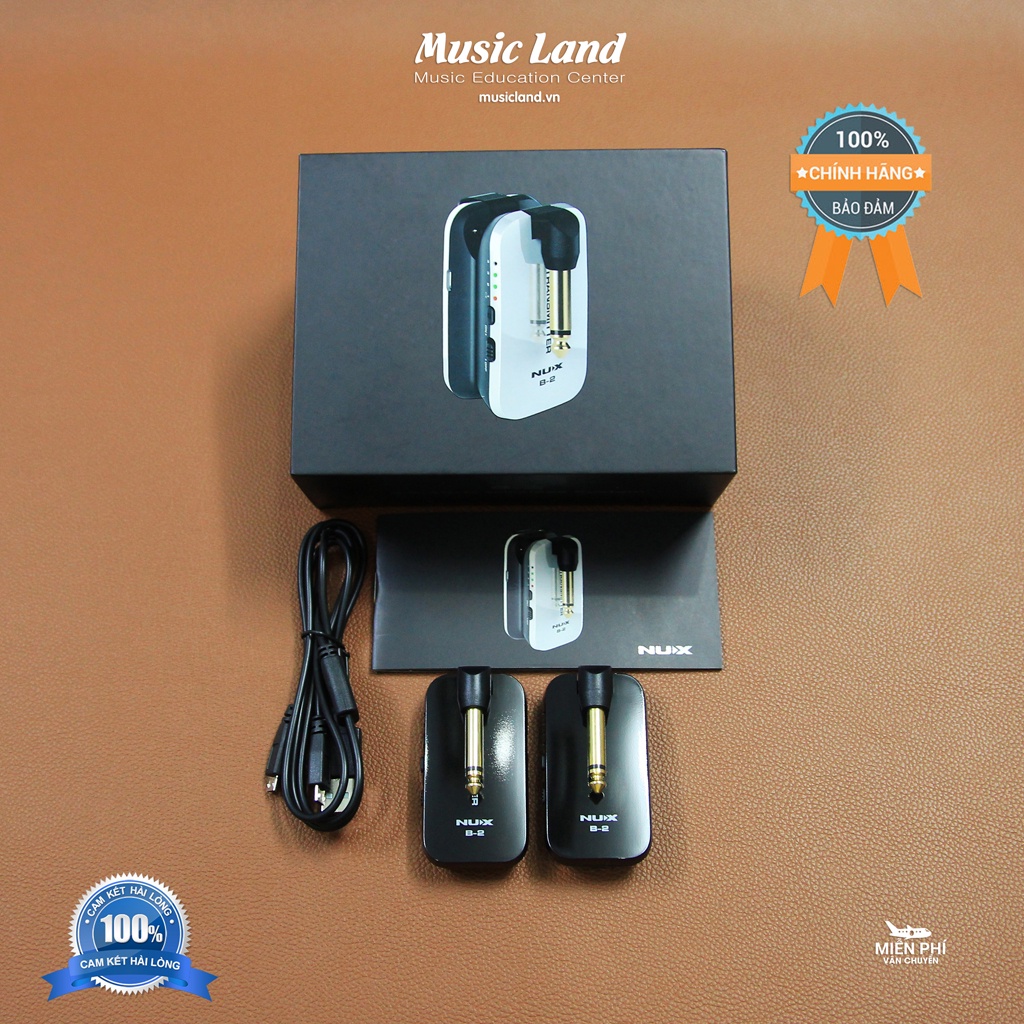 Bộ Kết Nối Đàn Guitar Không Dây Wireless NUX-B2 – Chính Hãng