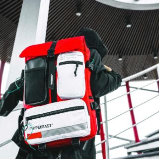 Backpack underwater hypebeast (sneaker jordan1×offwhite red)