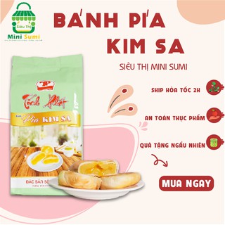 Bánh pía kim sa tính phát hai hiền loại 1 bánh pía sóc trăng siêu ngon túi 300g