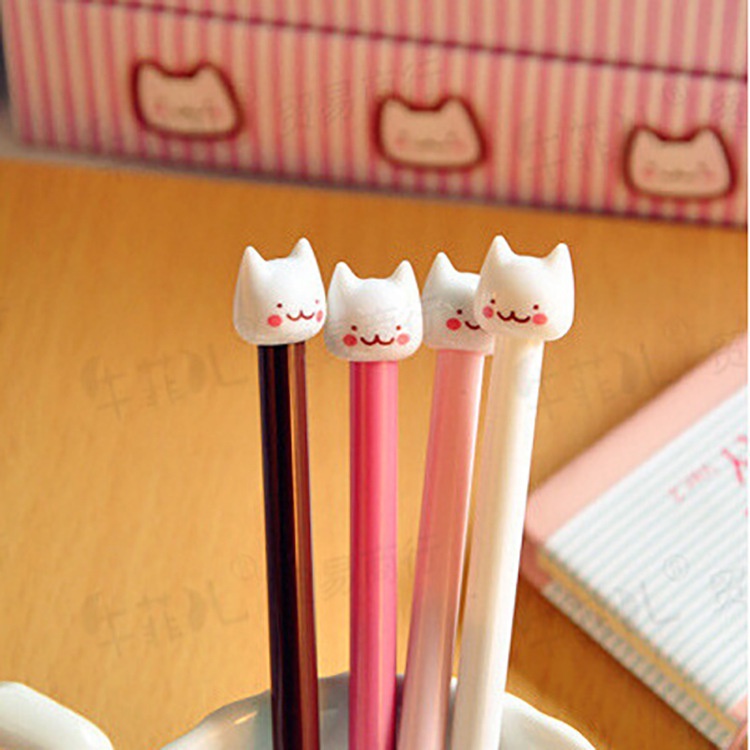 Bút dạ quang hình mèo hoạt hình dễ thương