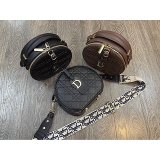 Túi Xách Cốp tròn Chữ D quai thổ cẩm❣️Freeship❣️
